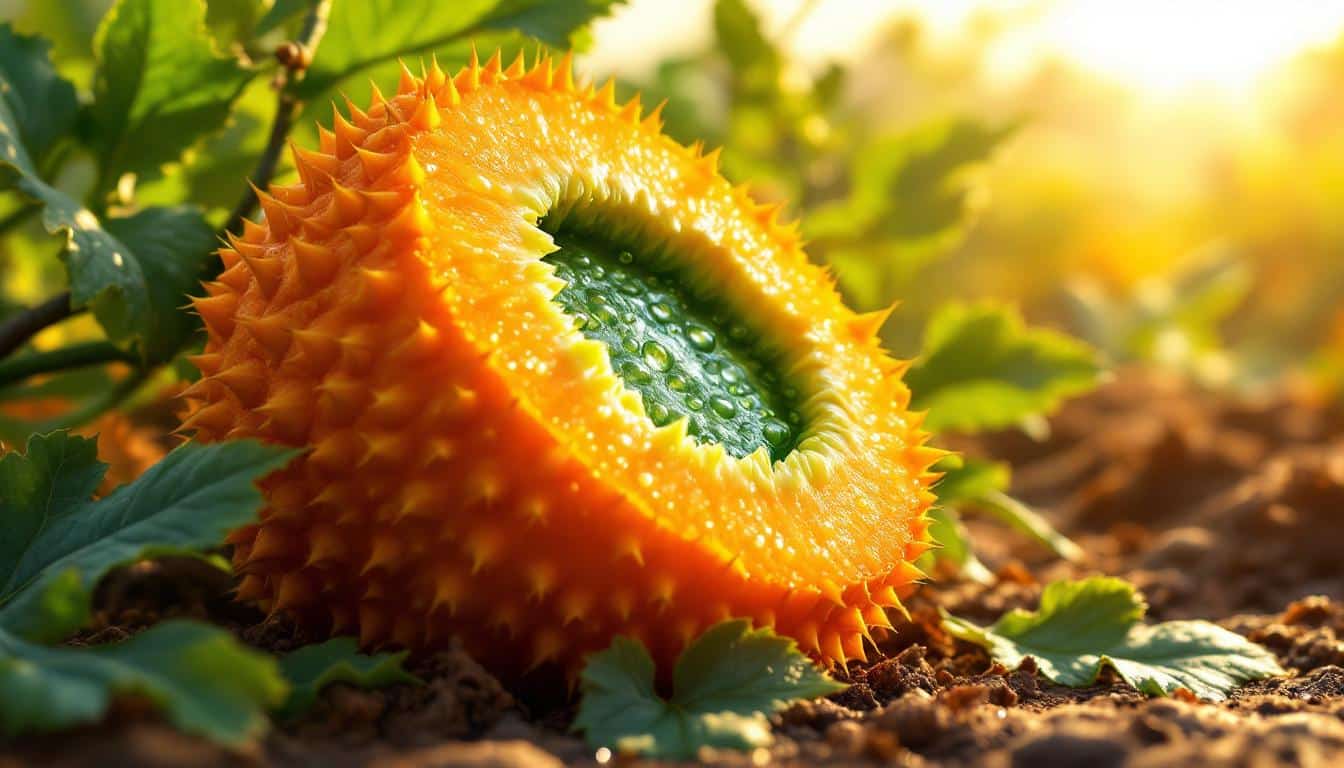 découvrez l'origine, les méthodes de culture et les bienfaits du kiwano, le fruit cornu d'afrique, aussi appelé melon à cornes.