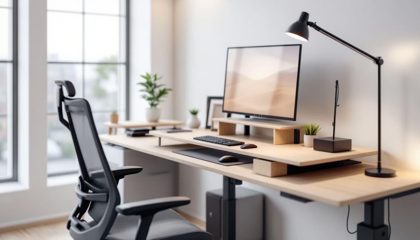 découvrez desk, un espace de travail ergonomique et modulable, idéal pour aménager votre bureau moderne avec confort et style.