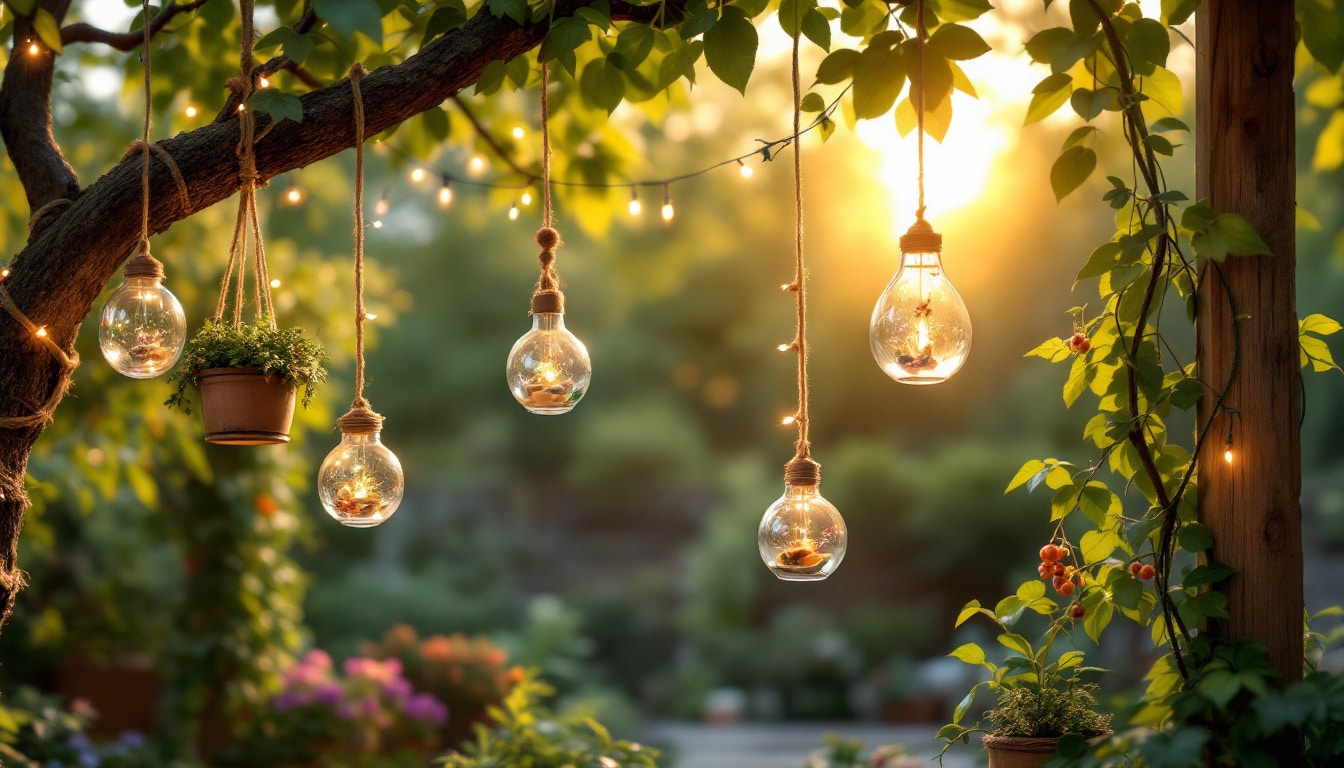 découvrez des idées originales pour suspendre vos décorations à l’extérieur et donnez du charme à votre jardin ou balcon avec des astuces faciles et créatives.